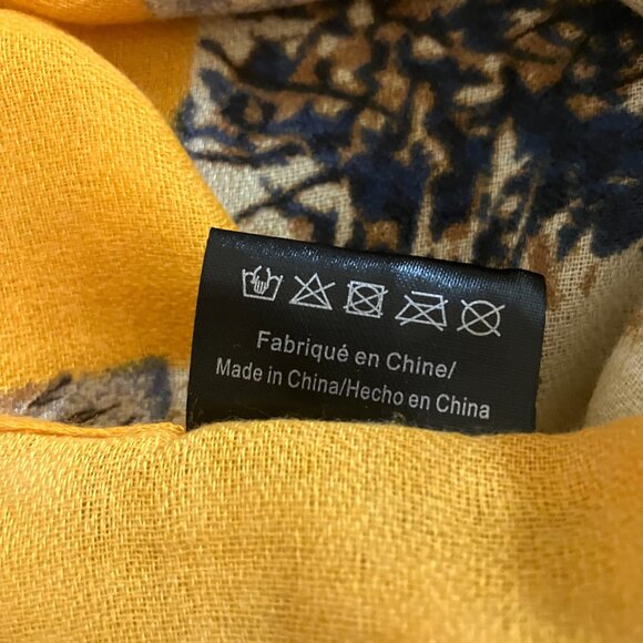 Vimoda Paris Rectangular Leopard Scarf (34" X 71") NWOT - Picture 15 of 15